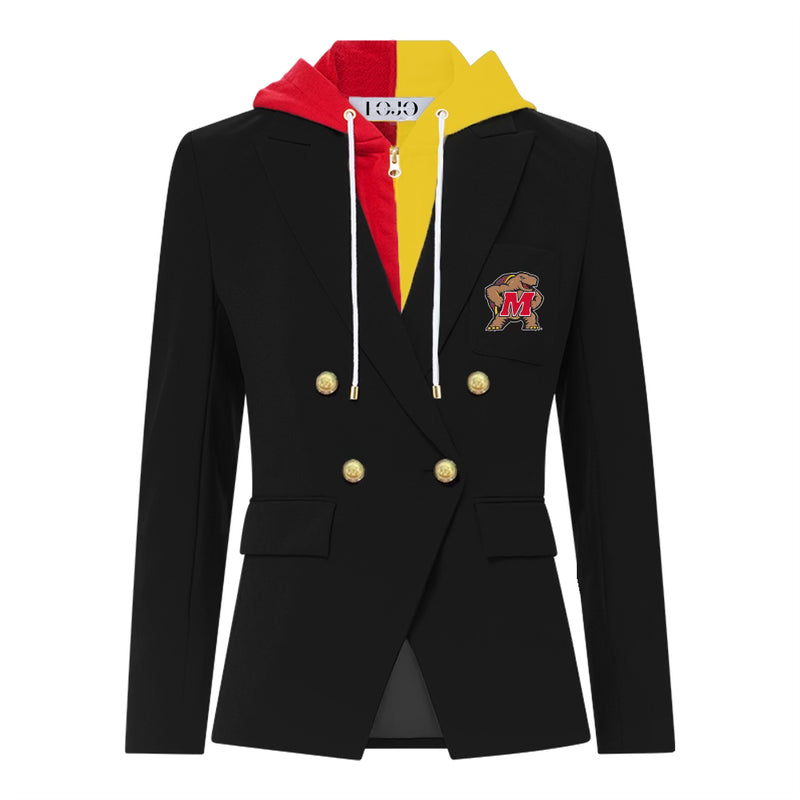 Maryland Terps Hooded Blazer Jacket