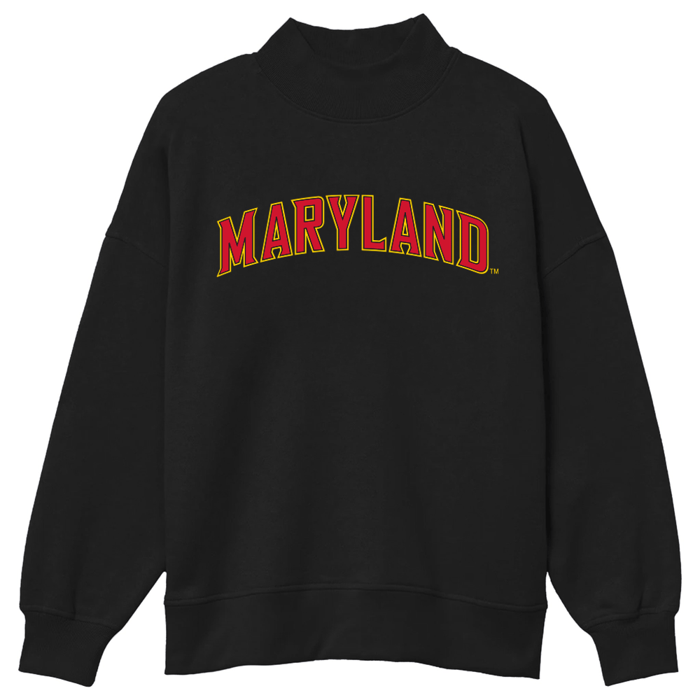 Maryland Terps Mock Neck Sweatshirt