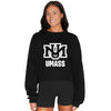 UMass Vintage Black Crewneck