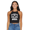 UMass Vintage Black Halter Top