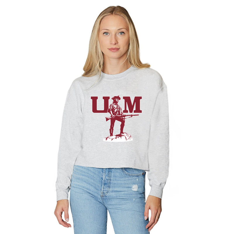 UMass Vintage Gray Crewneck