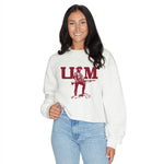 UMass Vintage White Crewneck