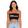 New Hampshire Wildcats Black Bandeau Top