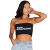 New Hampshire Wildcats Black Bandeau Top
