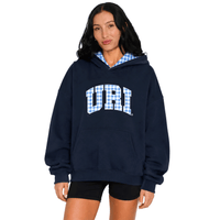 Rhode Island Rams Gingham Hoodie