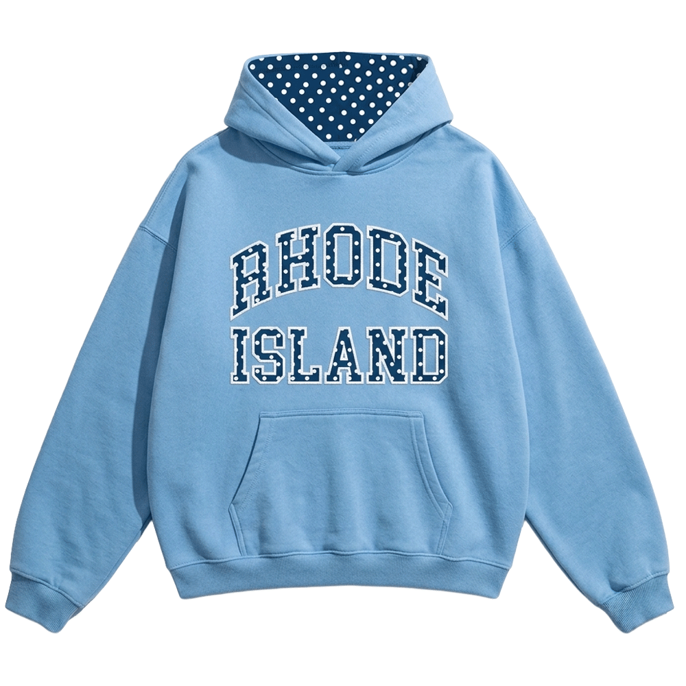Rhode Island Rams Polka Dot Hoodie