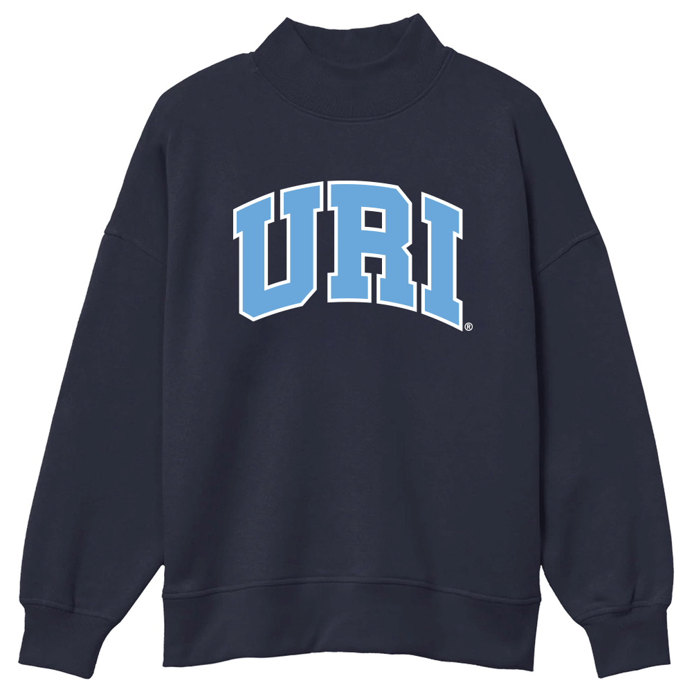 Rhode Island Rams Mock Neck Sweatshirt