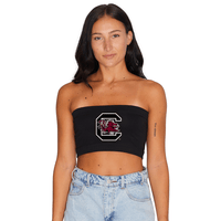 South Carolina Gamecocks Black Bandeau Top
