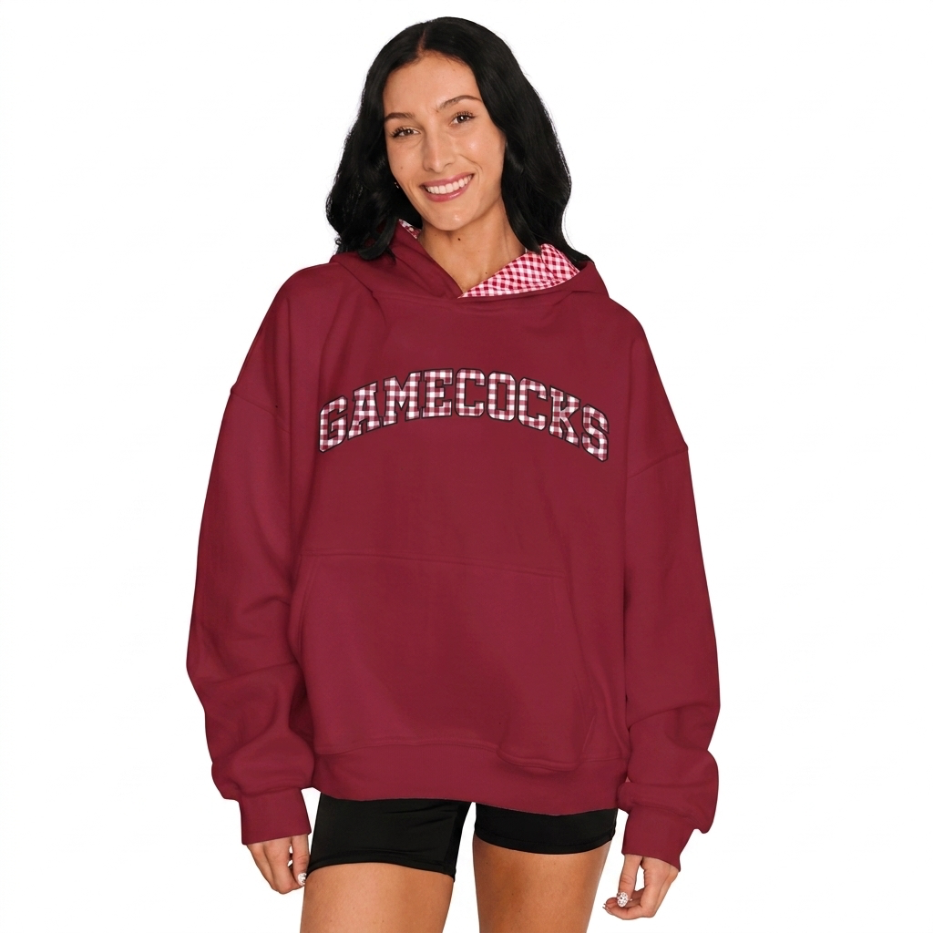South Carolina Gamecocks Gingham Hoodie