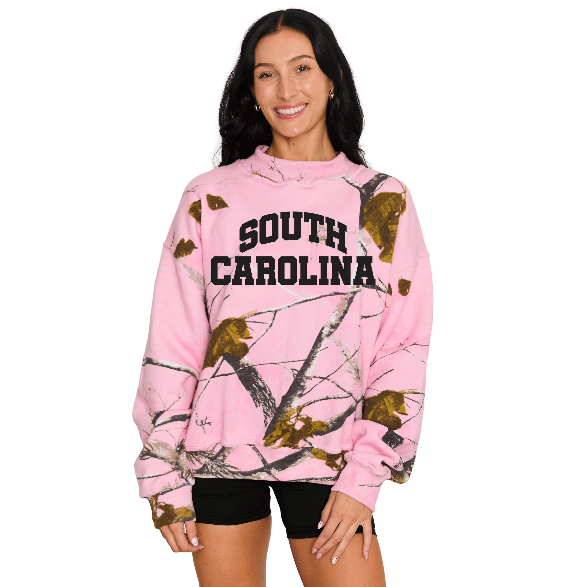 South Carolina Gamecocks Woodland Mock Neck Sweatshirt