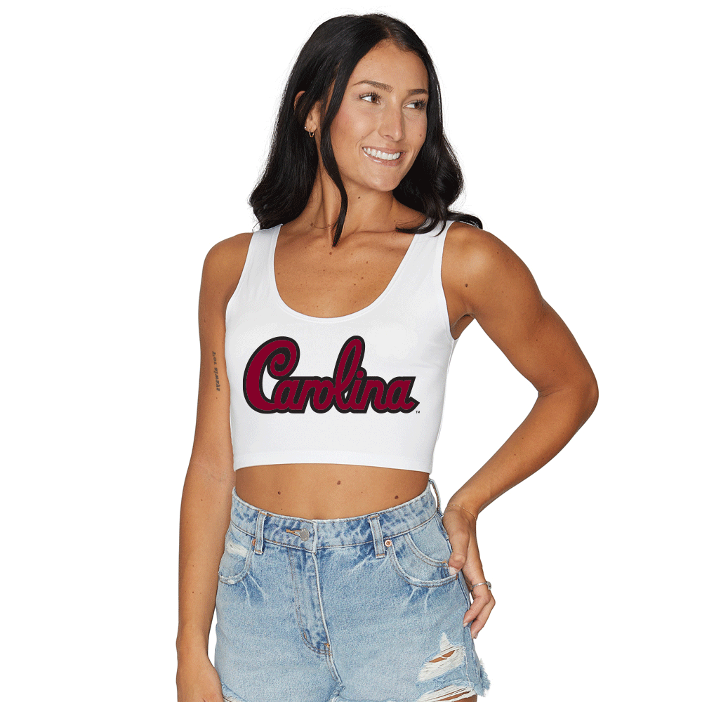 South Carolina Gamecocks Crop Tank Top