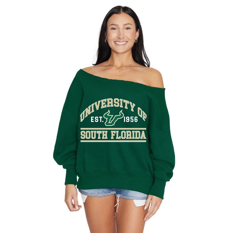 USF Off the Shoulder Sweatshirt