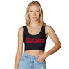 Utah Black Crop Tank Top