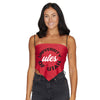 Utah Red Strap Bandana Top