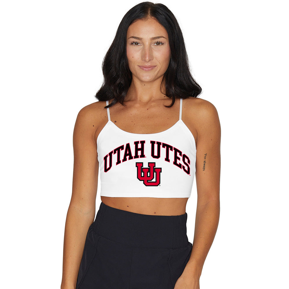 Utah White Spaghetti Tank