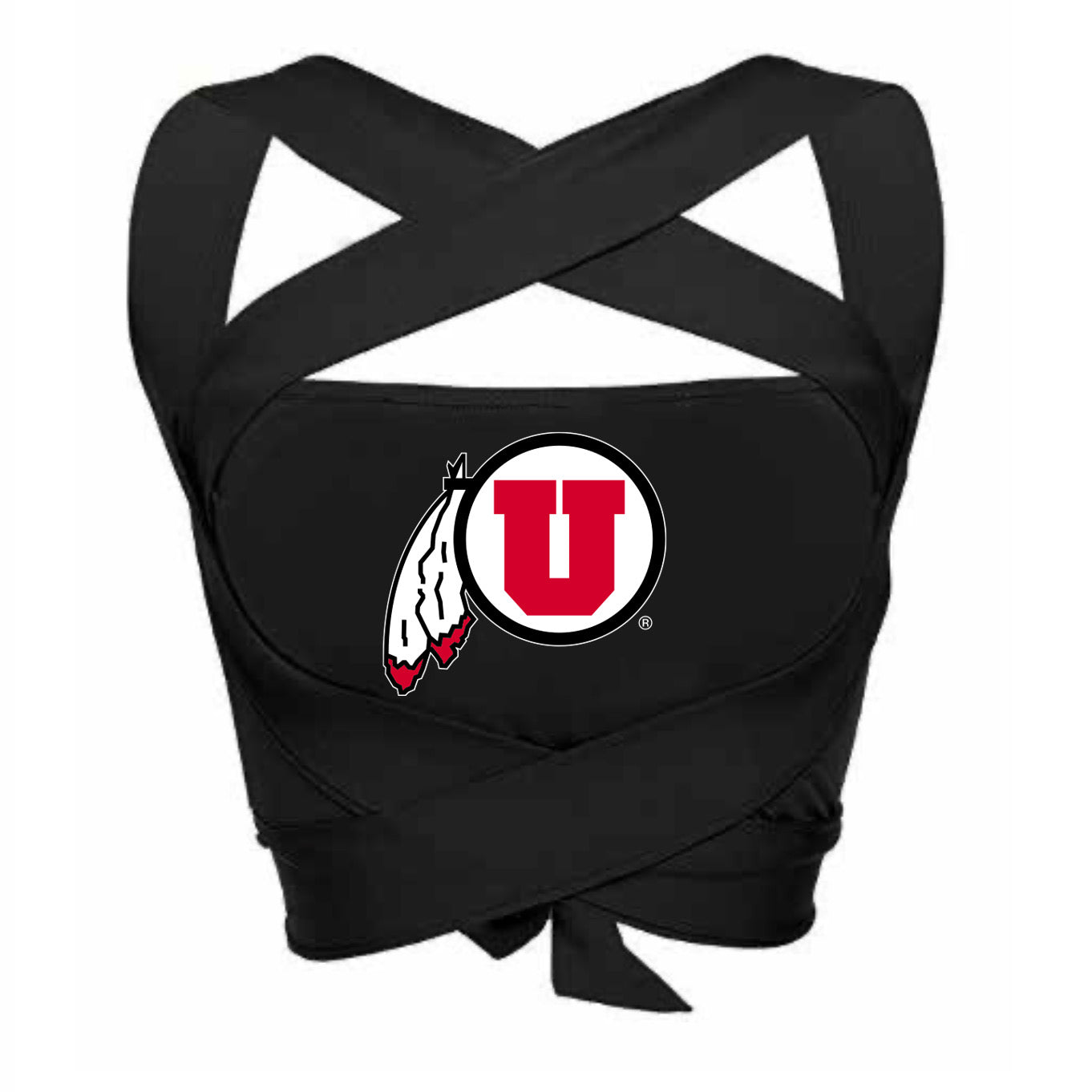 Utah Black Multi Way Bandeau Top