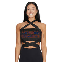 Virginia Cavaliers Black Multi Way Bandeau Top