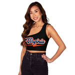 Virginia Cavaliers Lightning One Shoulder Top