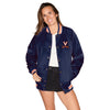 Virginia Cavaliers Satin Letterman Bomber Jacket