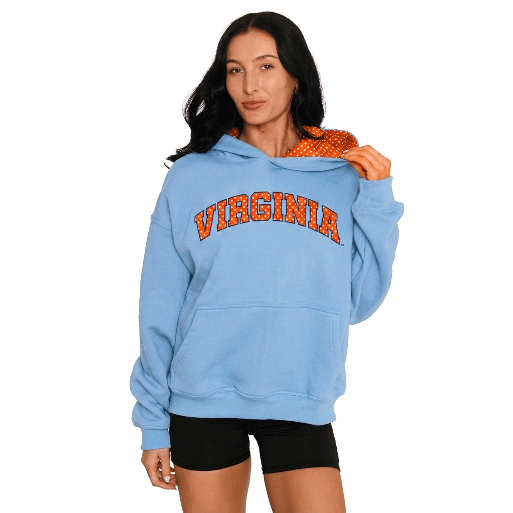 Virginia Cavaliers Polka Dot Hoodie