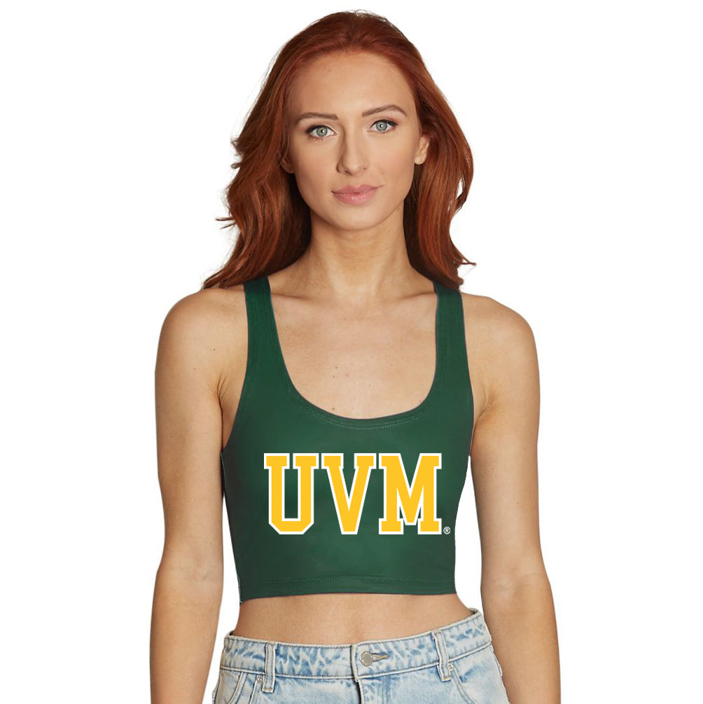 Vermont Green Crop Tank Top
