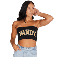 Vanderbilt Black Bandeau Top