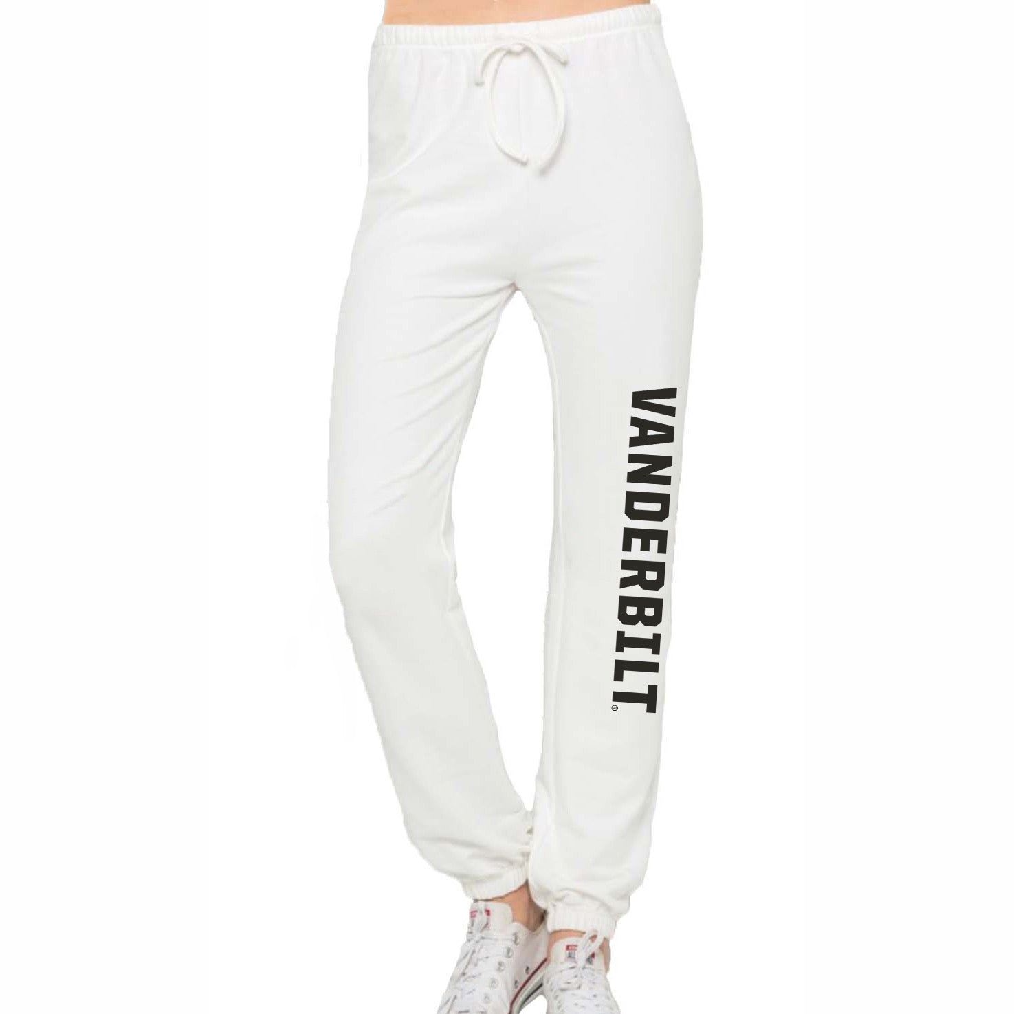 Vanderbilt White Joggers