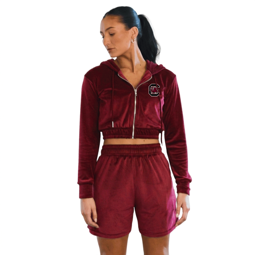 South Carolina Gamecocks Velour Track Set