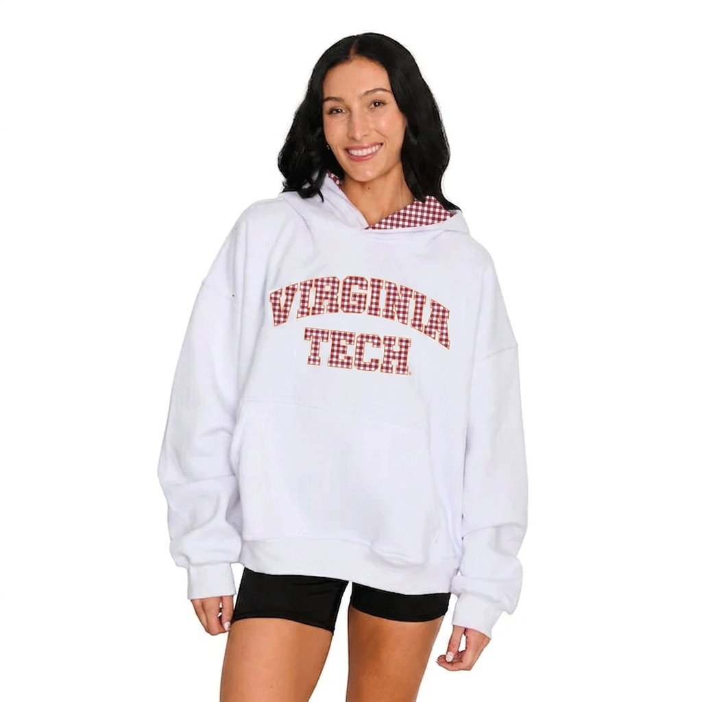 Virginia Tech Gingham Hoodie