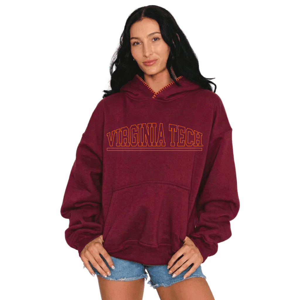 Virginia Tech Stitched Hoodie