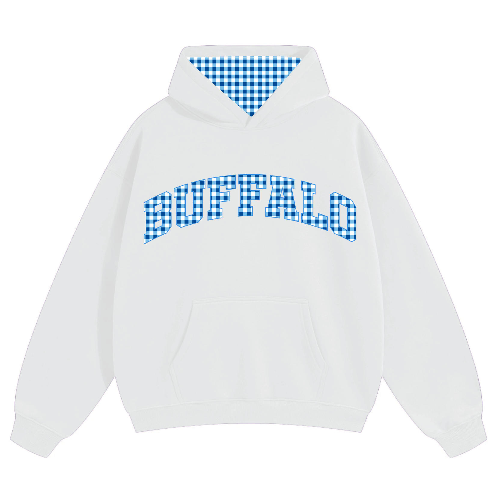 Buffalo Bulls Gingham Hoodie
