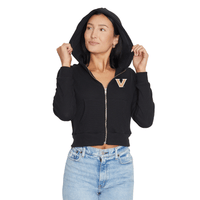 Vanderbilt Waffle Knit Zip Up Hoodie