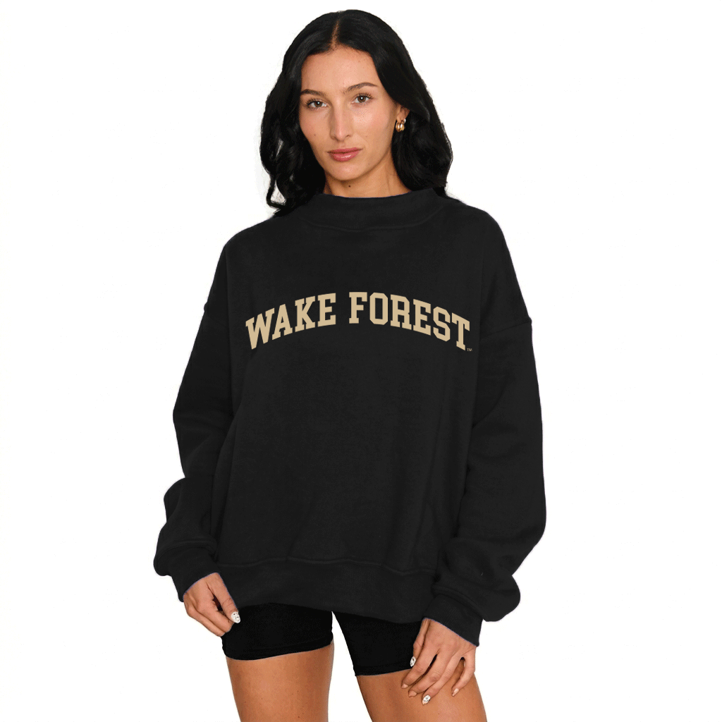 Wake Forest Mock Neck Sweatshirt