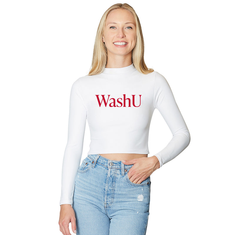 WashU Mock Neck Top