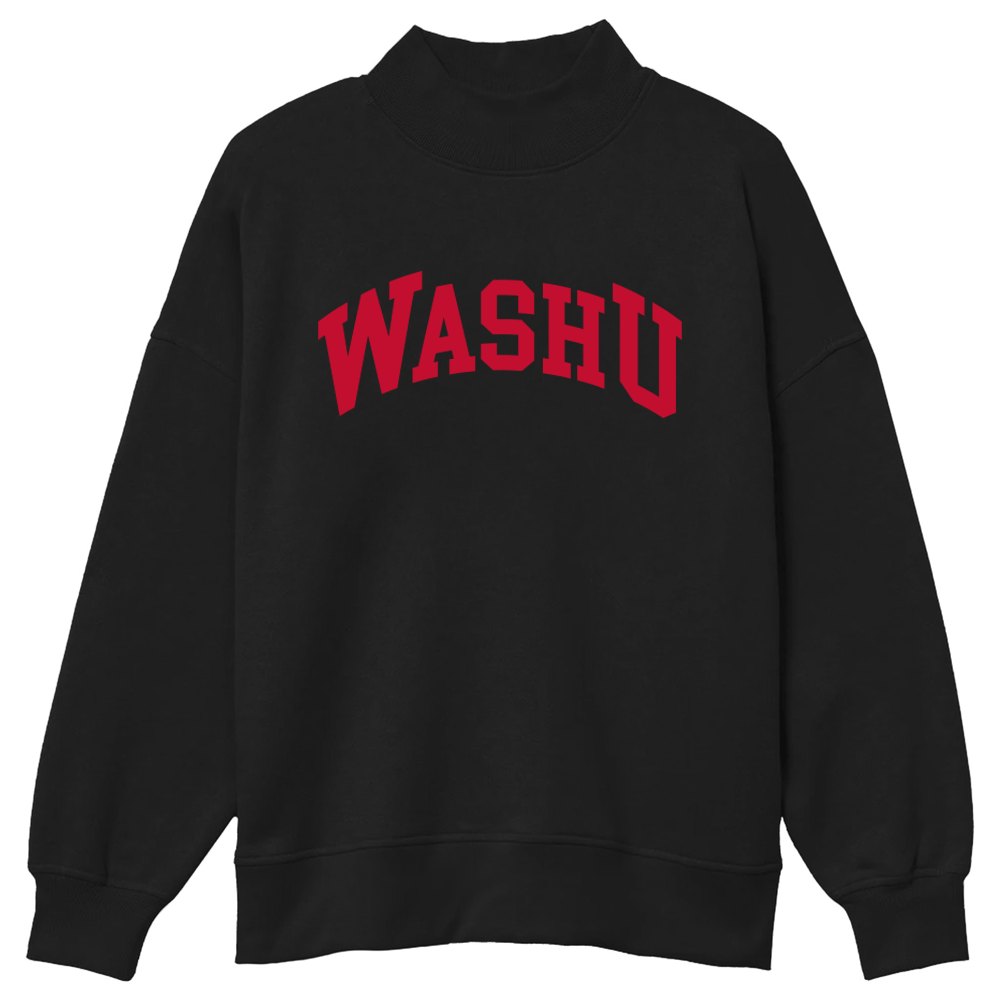 WashU Mock Neck Sweatshirt