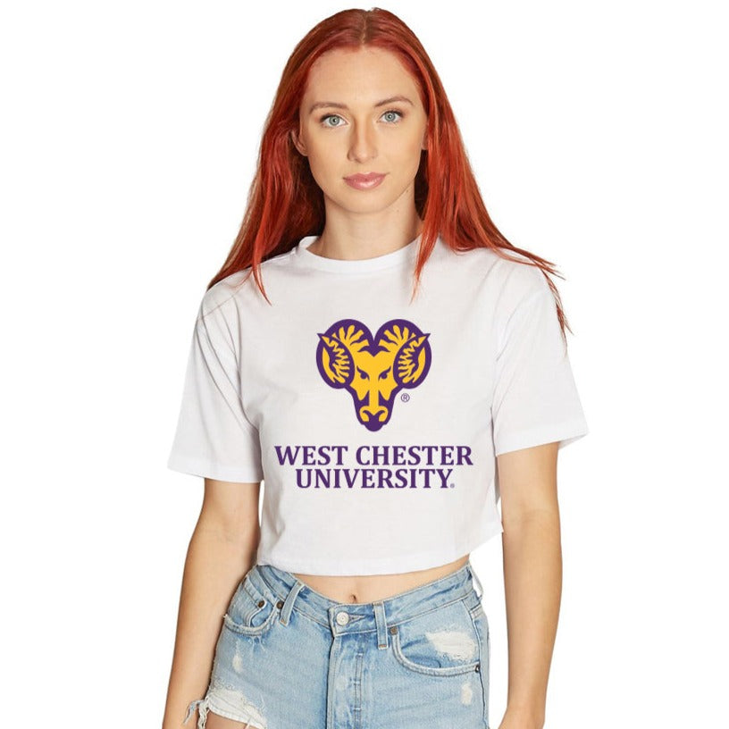 West Chester University Logo Cropped Tee