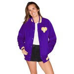 West Chester Satin Letterman Bomber Jacket