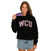 West Chester Black Gingham Hoodie