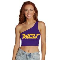 West Chester University Purple One Shoulder Top