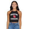 University of Houston Black Halter Top