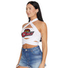 Temple Owls White Multi Way Bandeau Top