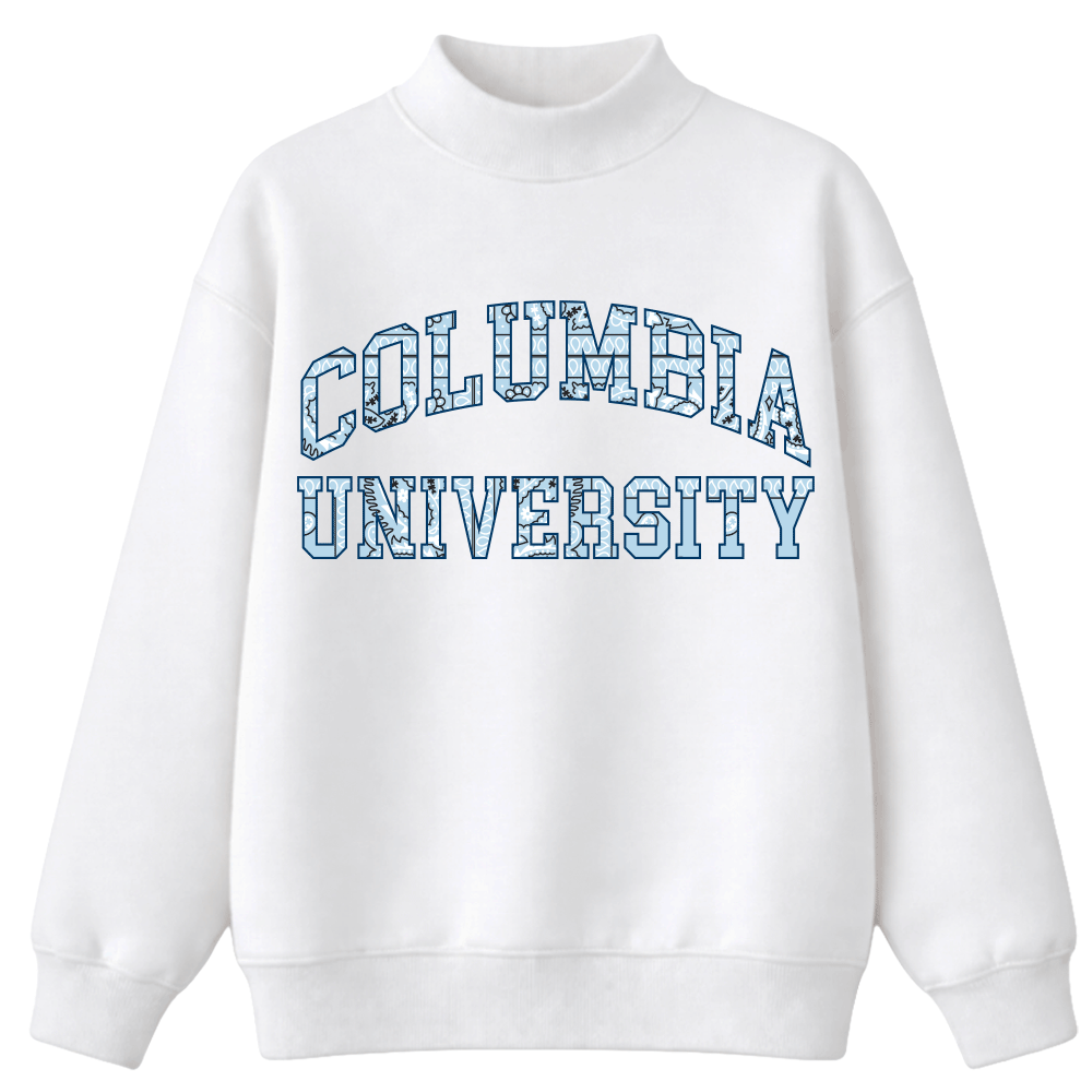 Columbia University Bandana Mock Neck Sweatshirt