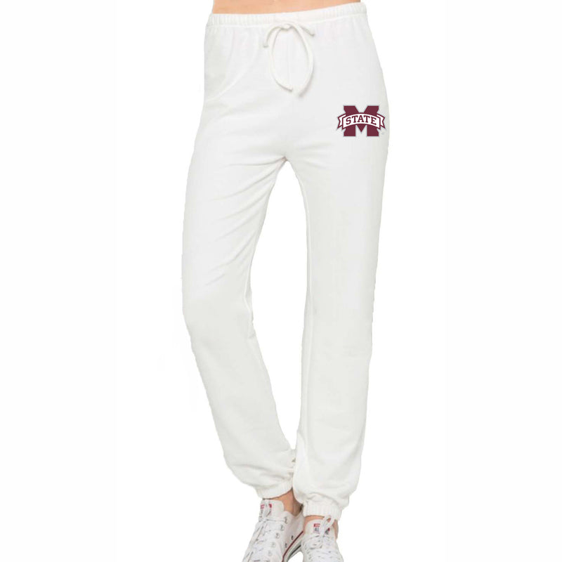Mississippi State White Joggers