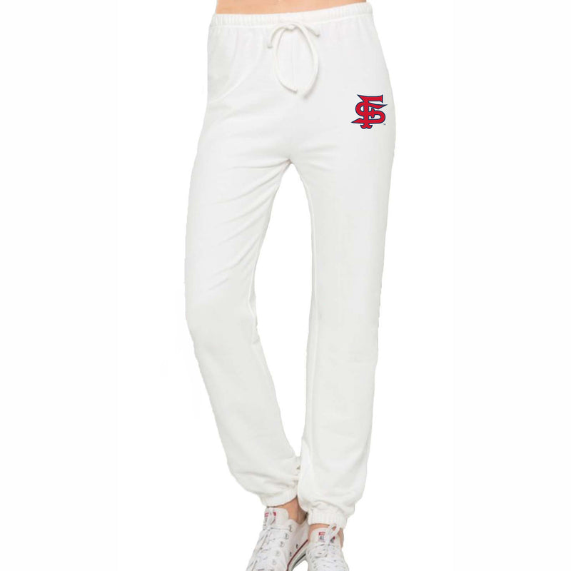 Fresno State White Joggers