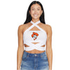 Oklahoma State White Multi Way Bandeau Top