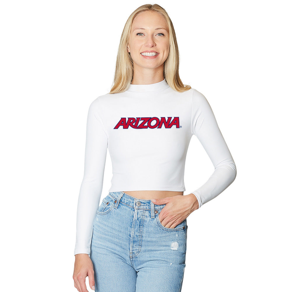 University of Arizona Mock Neck Top