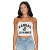 Kansas Jayhawks White Tube Top
