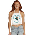 Coastal Carolina White Halter Top