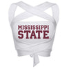 Mississippi State White Multi Way Bandeau Top