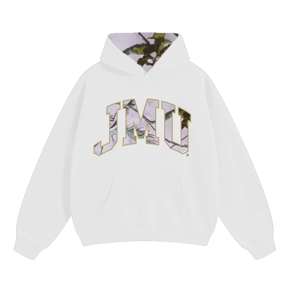 JMU Lavender Camo Hoodie